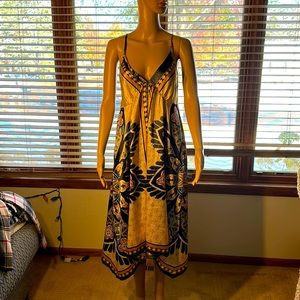 Multi color maxi dress size m